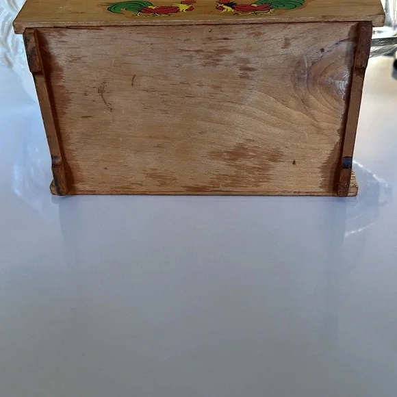 Vintage Japanese fighting rooster cracker tray - Picture 3 of 3